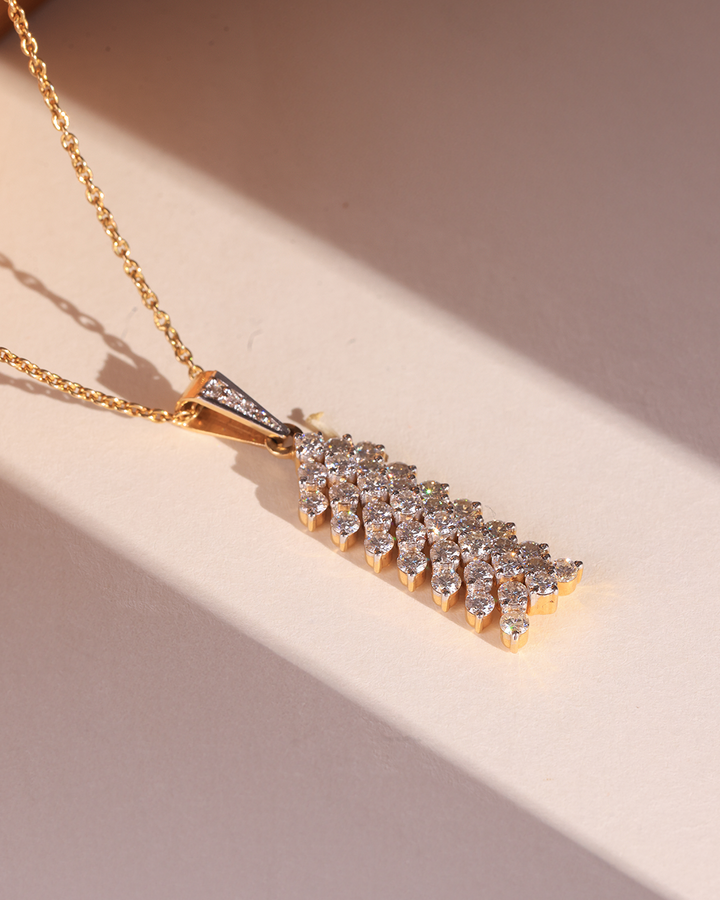 Cascading Brilliance Pendant