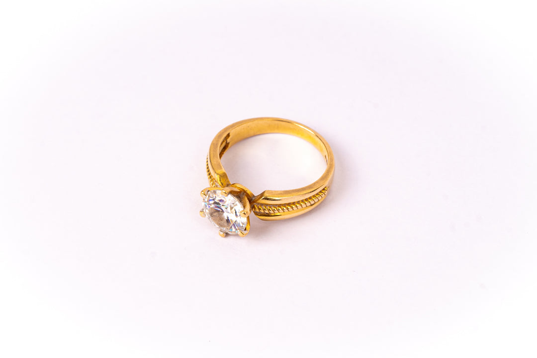 Ethereal Solitaire Ring