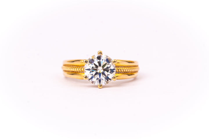 Ethereal Solitaire Ring