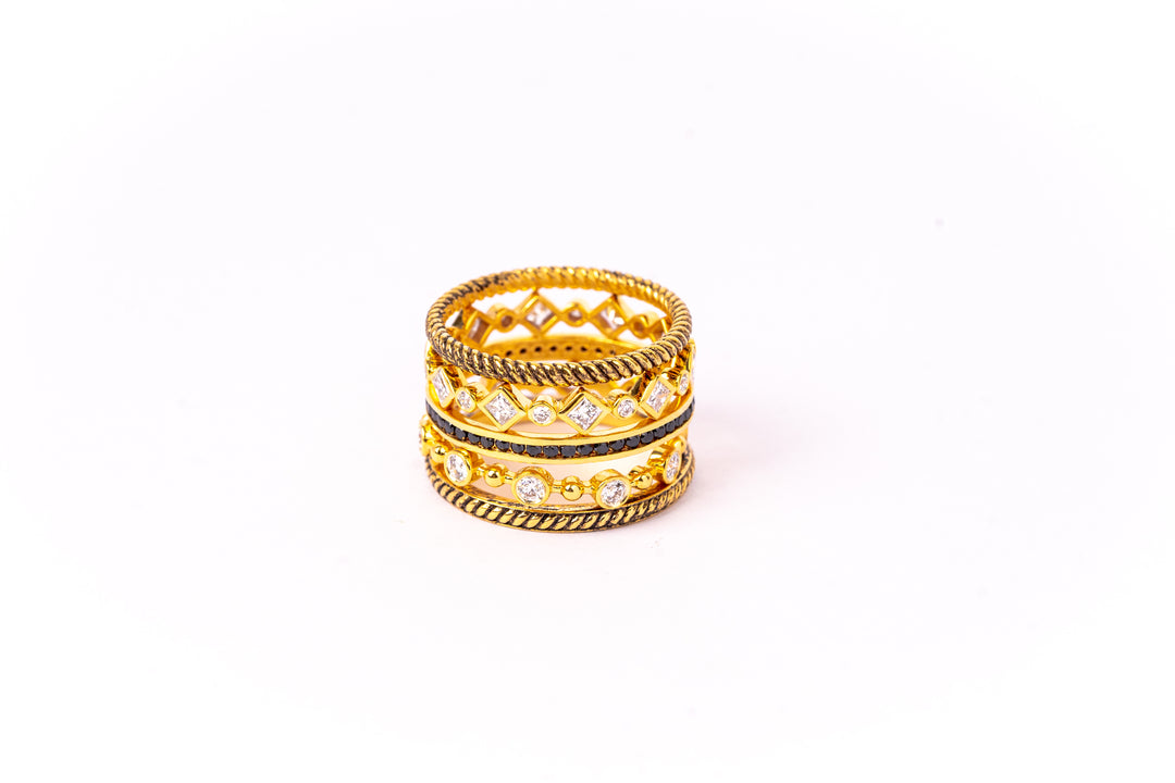 Stackable Rings (Set of 5 Bands)