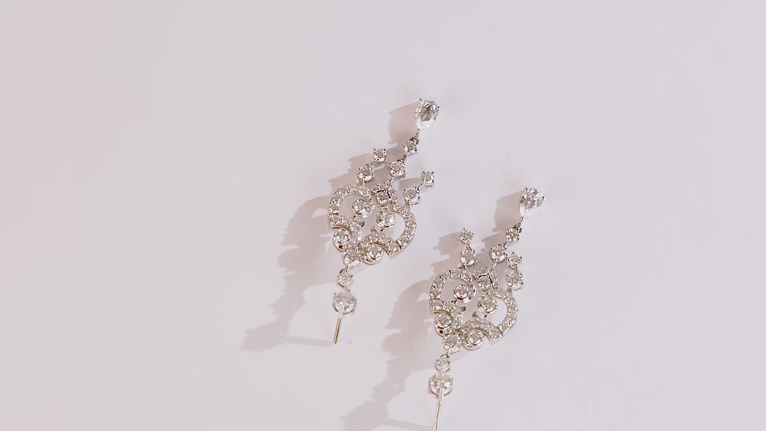 Vintage Chandelier Earrings